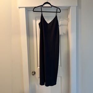 J. Crew Navy V-Neck Slip Dress